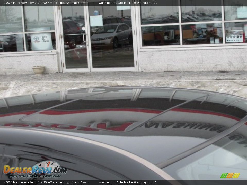 2007 Mercedes-Benz C 280 4Matic Luxury Black / Ash Photo #4