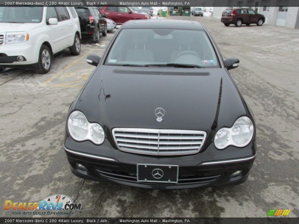 2007 Mercedes-Benz C 280 4Matic Luxury Black / Ash Photo #5