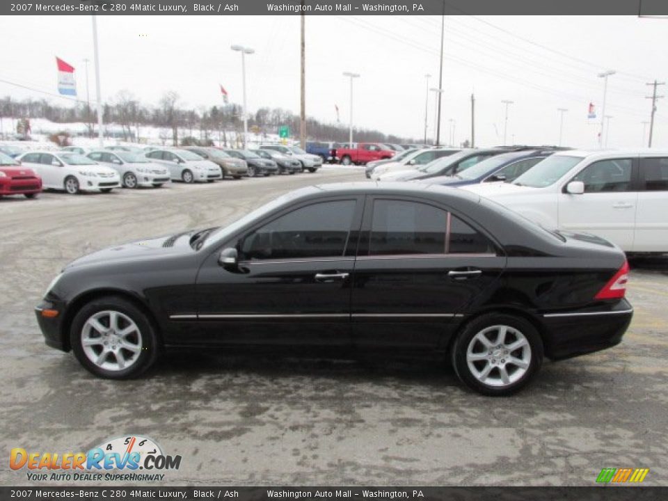 Black 2007 Mercedes-Benz C 280 4Matic Luxury Photo #7
