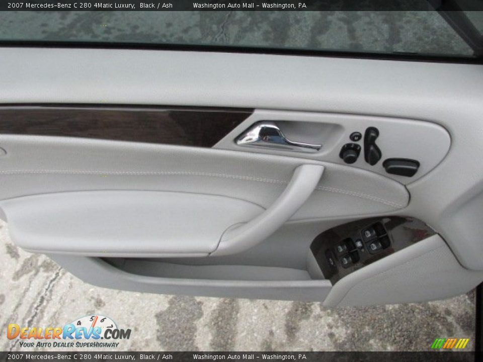2007 Mercedes-Benz C 280 4Matic Luxury Black / Ash Photo #11