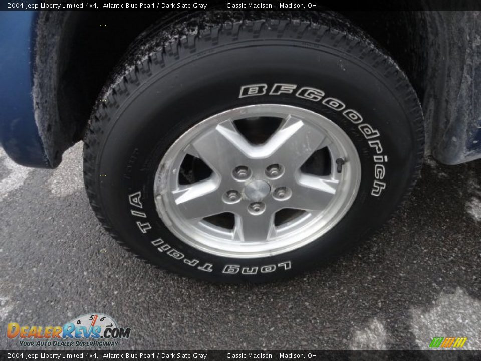2004 Jeep Liberty Limited 4x4 Atlantic Blue Pearl / Dark Slate Gray Photo #2