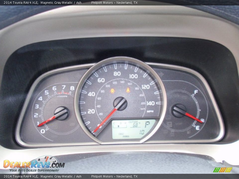 2014 Toyota RAV4 XLE Magnetic Gray Metallic / Ash Photo #34