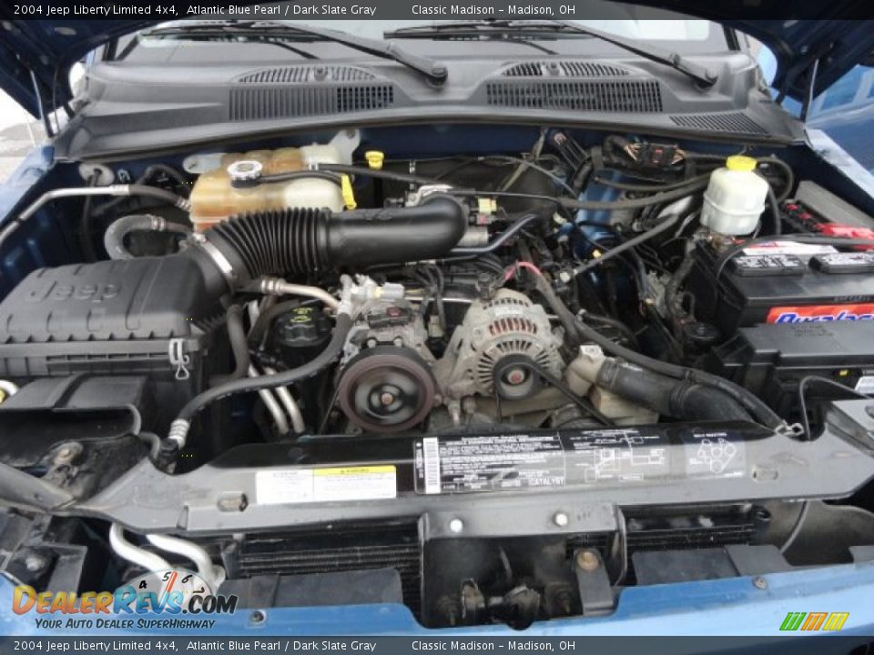2004 Jeep Liberty Limited 4x4 Atlantic Blue Pearl / Dark Slate Gray Photo #13