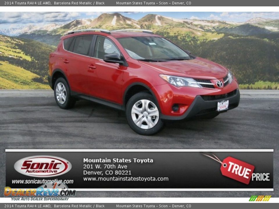2014 Toyota RAV4 LE AWD Barcelona Red Metallic / Black Photo #1