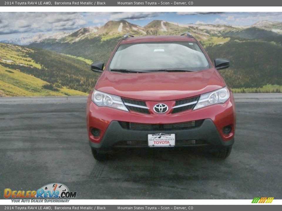 2014 Toyota RAV4 LE AWD Barcelona Red Metallic / Black Photo #2