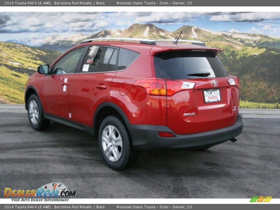 2014 Toyota RAV4 LE AWD Barcelona Red Metallic / Black Photo #3