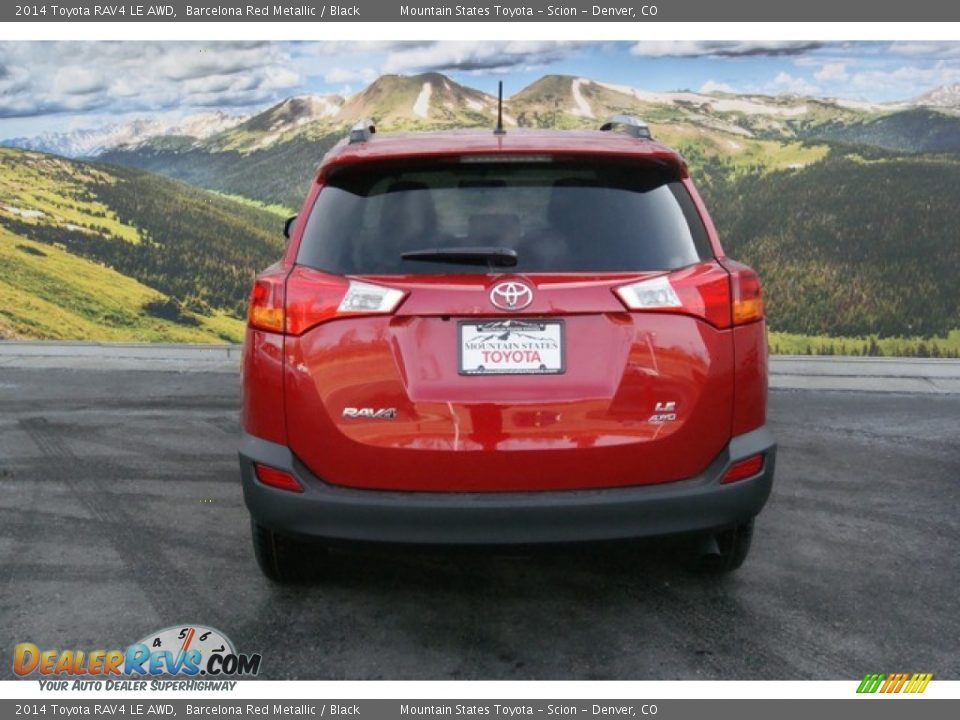 2014 Toyota RAV4 LE AWD Barcelona Red Metallic / Black Photo #4