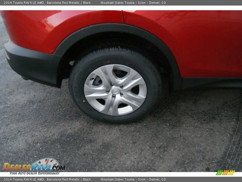 2014 Toyota RAV4 LE AWD Barcelona Red Metallic / Black Photo #9