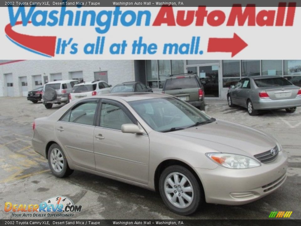 2002 Toyota Camry XLE Desert Sand Mica / Taupe Photo #1
