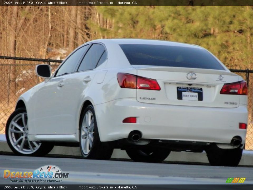 2006 Lexus IS 350 Crystal White / Black Photo #2