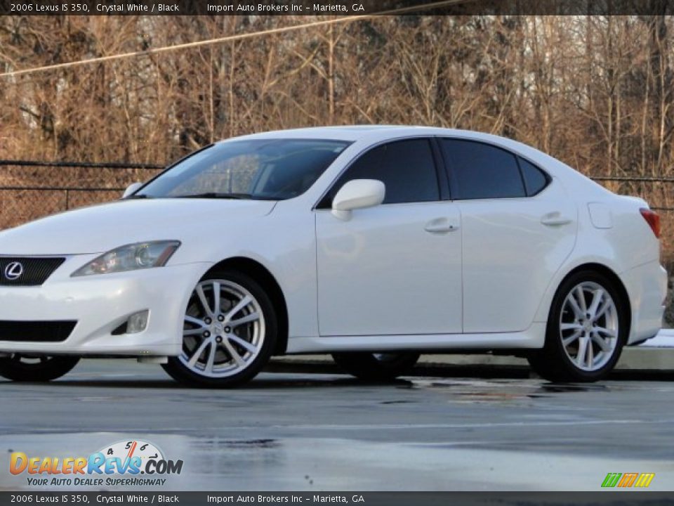 2006 Lexus IS 350 Crystal White / Black Photo #4