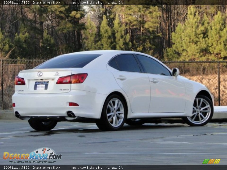 2006 Lexus IS 350 Crystal White / Black Photo #5