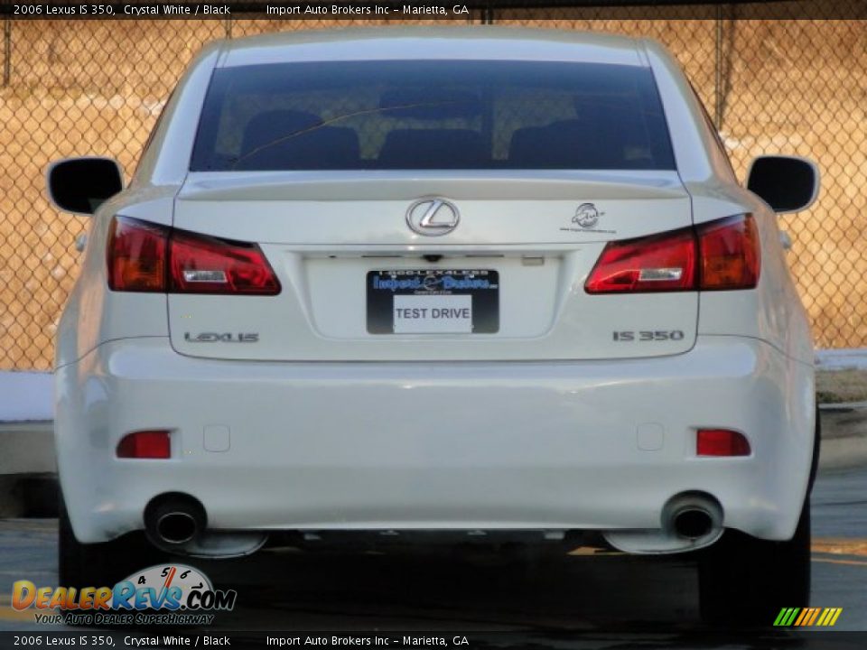 2006 Lexus IS 350 Crystal White / Black Photo #7