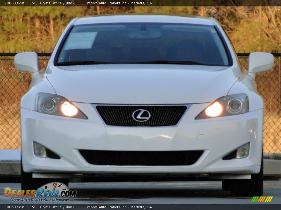 2006 Lexus IS 350 Crystal White / Black Photo #8