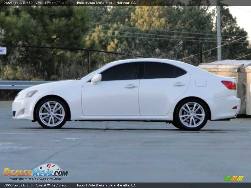 2006 Lexus IS 350 Crystal White / Black Photo #9