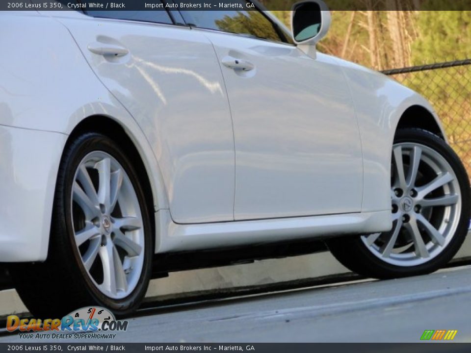 2006 Lexus IS 350 Crystal White / Black Photo #10