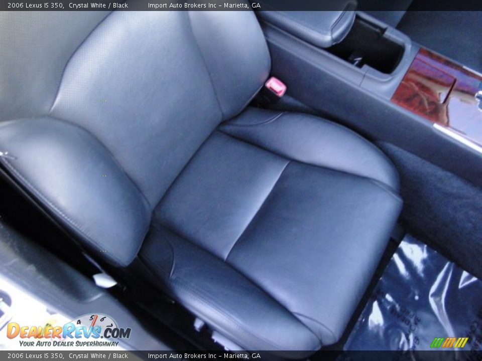 2006 Lexus IS 350 Crystal White / Black Photo #14