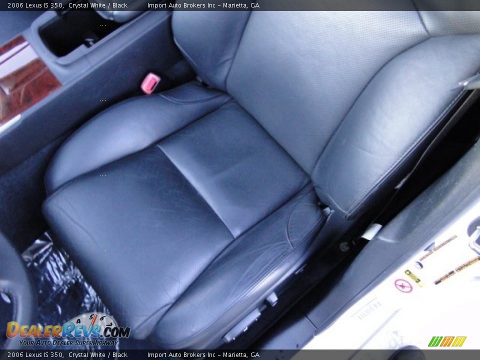 2006 Lexus IS 350 Crystal White / Black Photo #15
