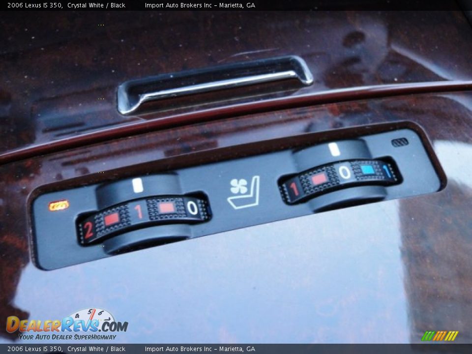 2006 Lexus IS 350 Crystal White / Black Photo #18