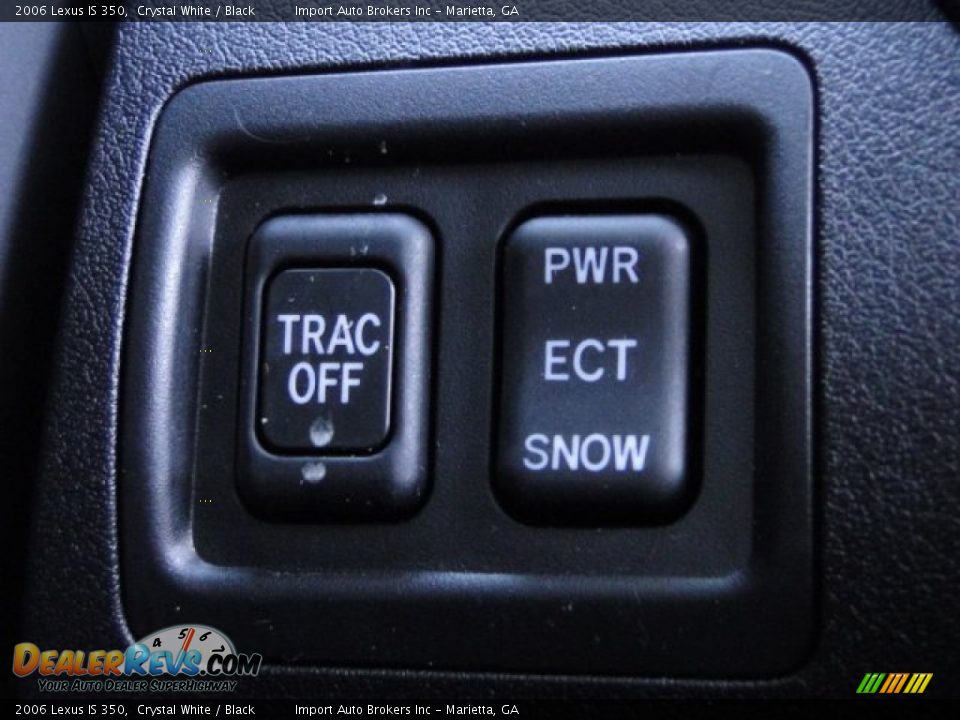 2006 Lexus IS 350 Crystal White / Black Photo #19