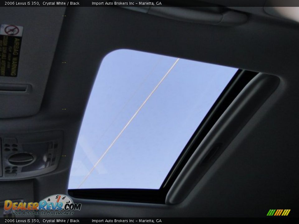 2006 Lexus IS 350 Crystal White / Black Photo #20