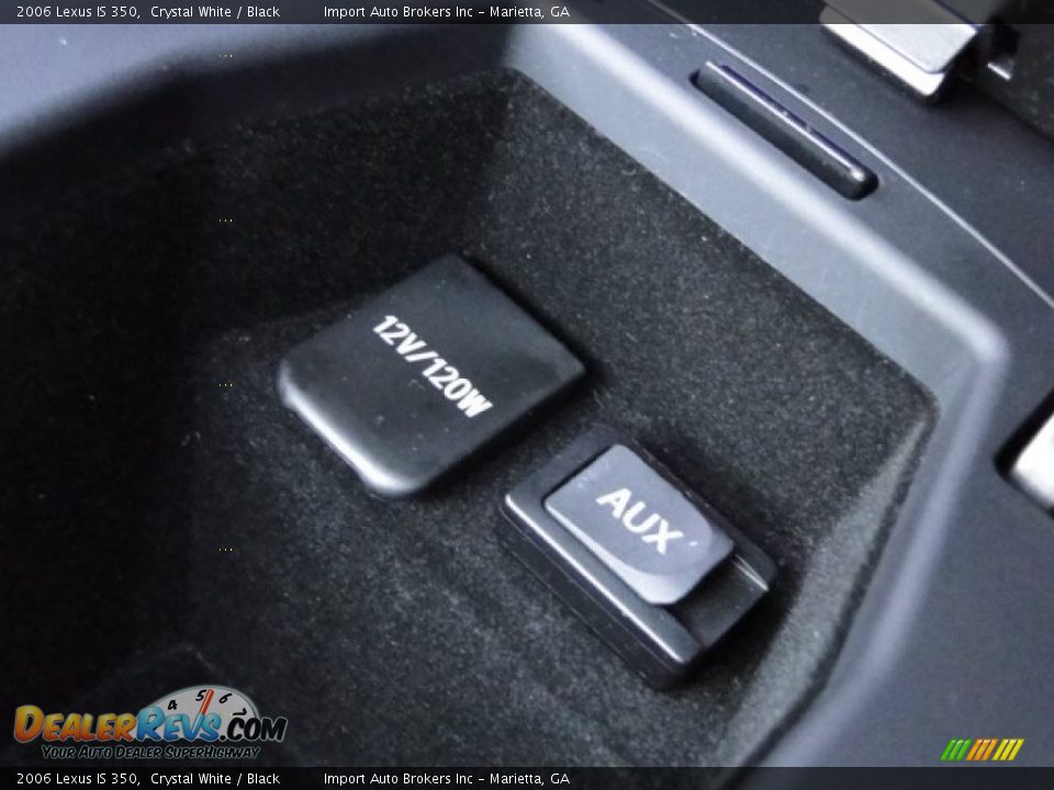 2006 Lexus IS 350 Crystal White / Black Photo #21