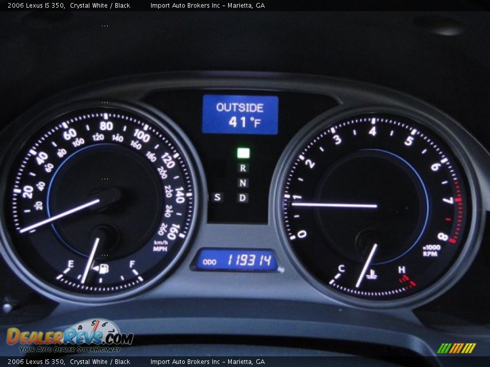 2006 Lexus IS 350 Gauges Photo #23