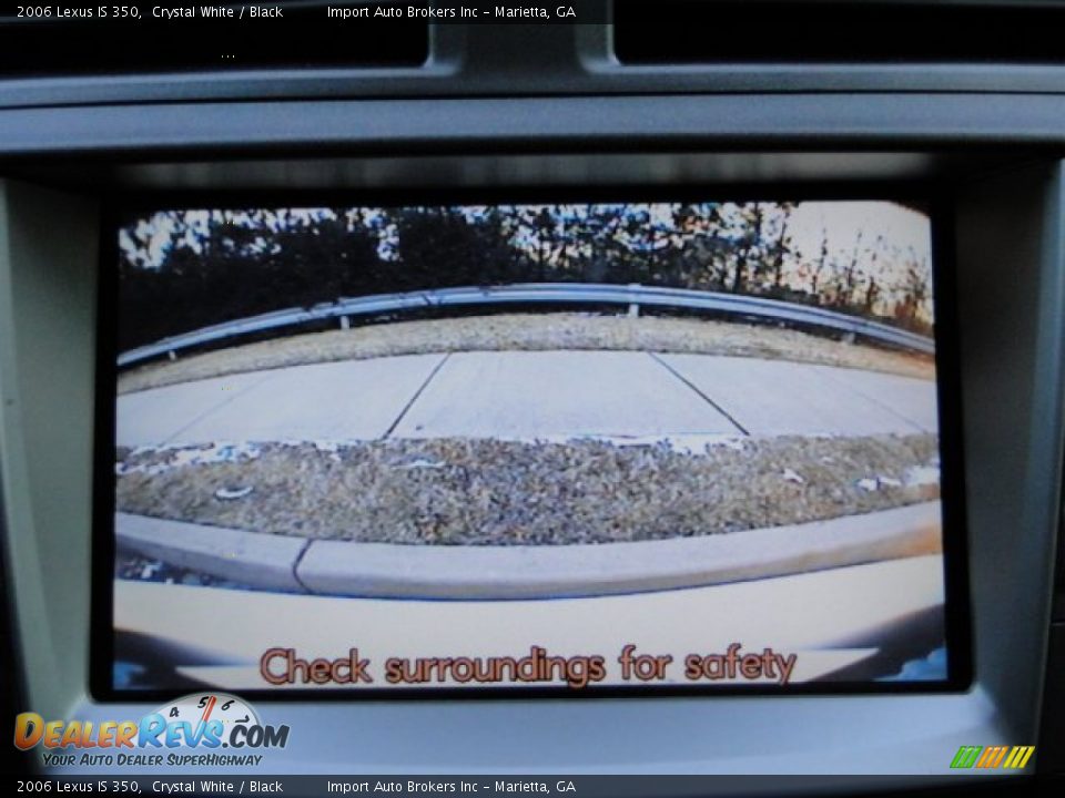 2006 Lexus IS 350 Crystal White / Black Photo #25