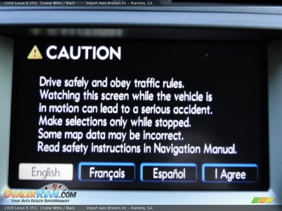 2006 Lexus IS 350 Crystal White / Black Photo #27