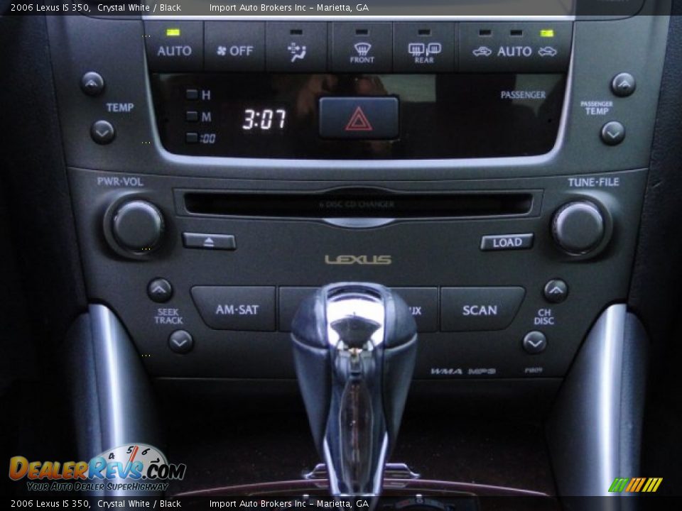 2006 Lexus IS 350 Crystal White / Black Photo #28
