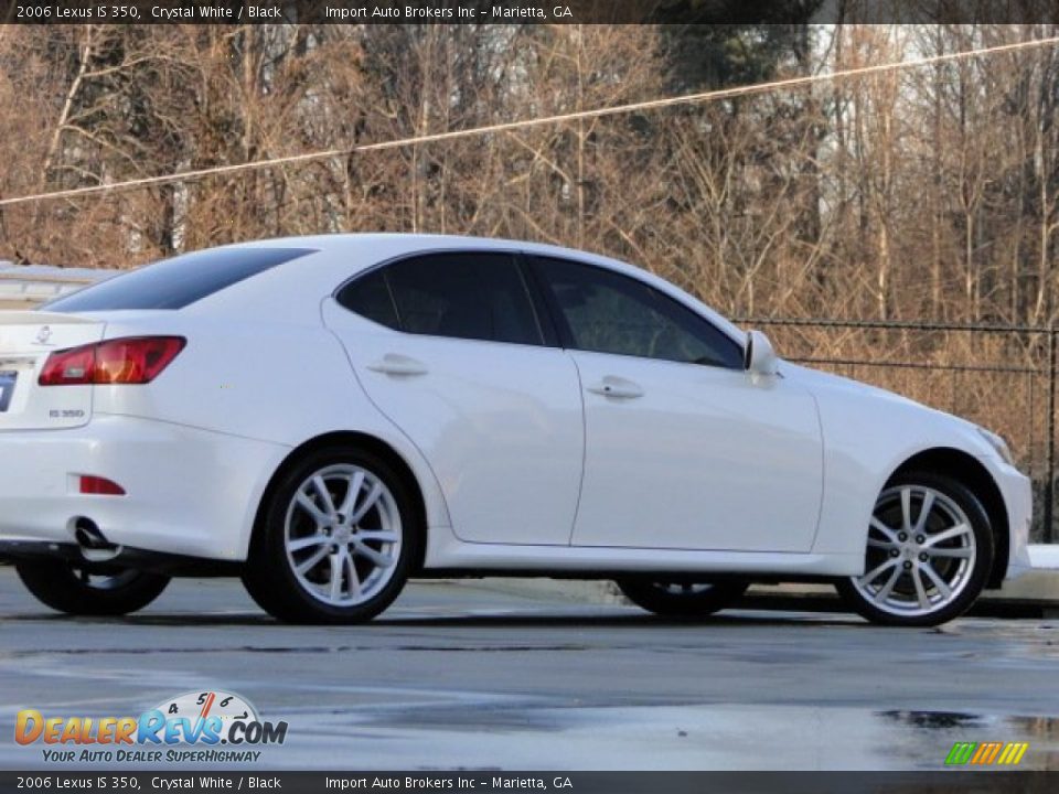 2006 Lexus IS 350 Crystal White / Black Photo #30