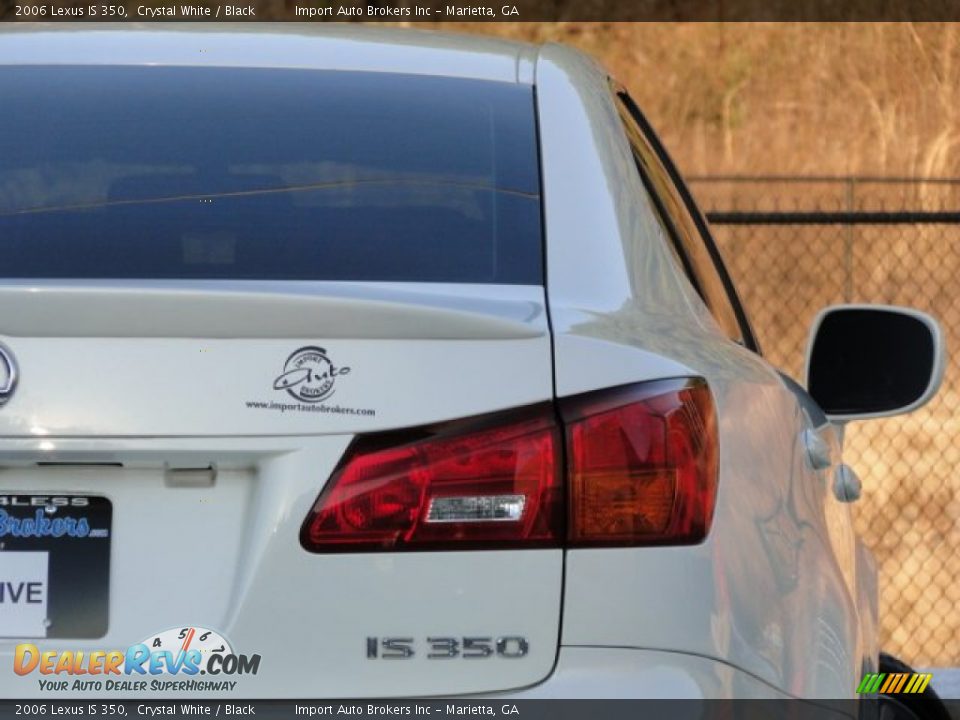 2006 Lexus IS 350 Crystal White / Black Photo #32