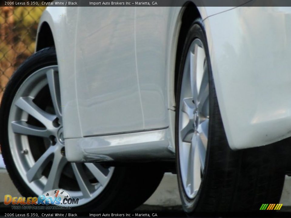 2006 Lexus IS 350 Crystal White / Black Photo #33