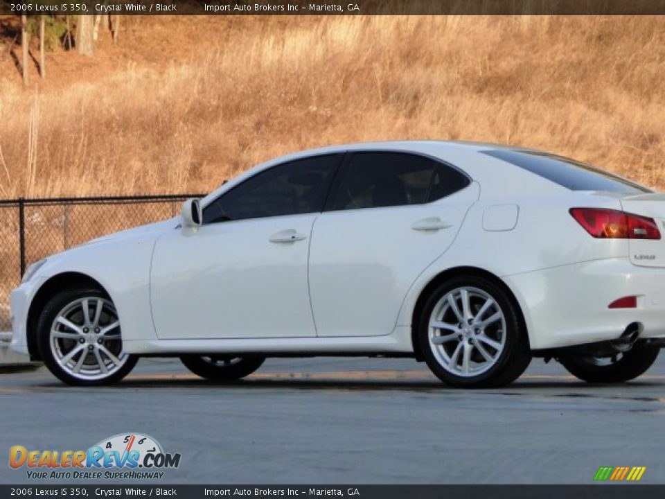 2006 Lexus IS 350 Crystal White / Black Photo #34