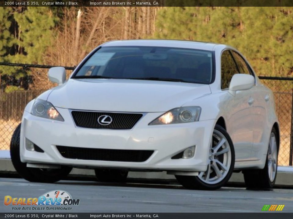 2006 Lexus IS 350 Crystal White / Black Photo #36