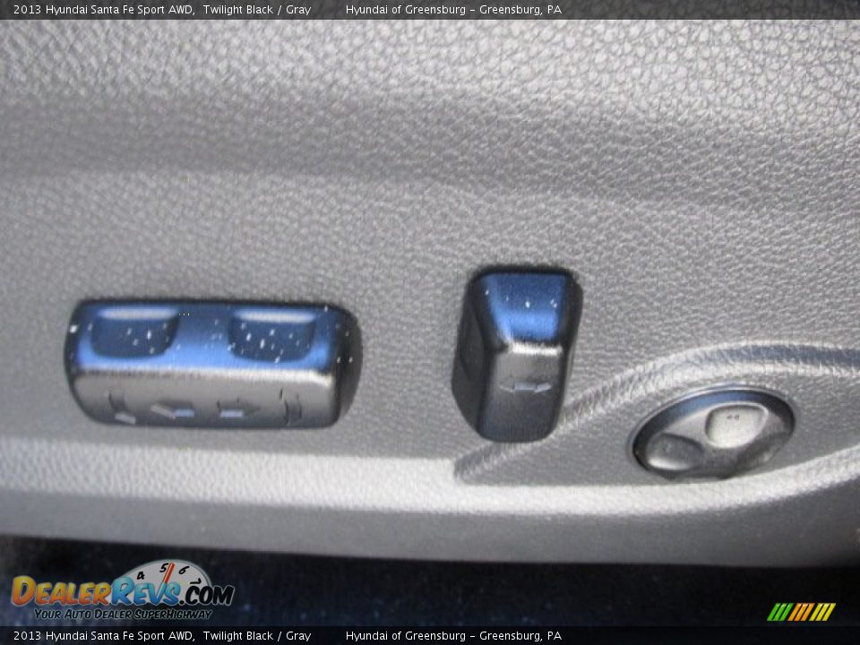 2013 Hyundai Santa Fe Sport AWD Twilight Black / Gray Photo #14