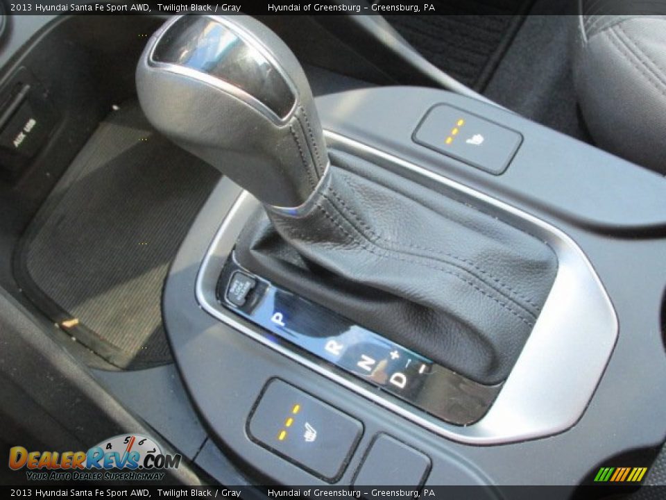 2013 Hyundai Santa Fe Sport AWD Twilight Black / Gray Photo #17