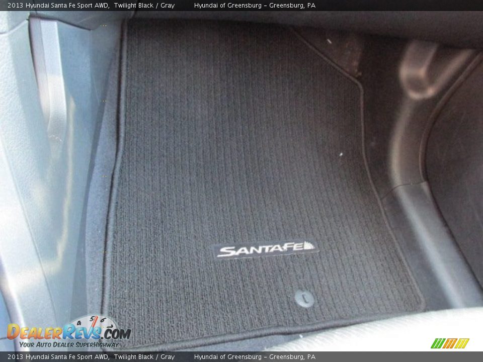2013 Hyundai Santa Fe Sport AWD Twilight Black / Gray Photo #20