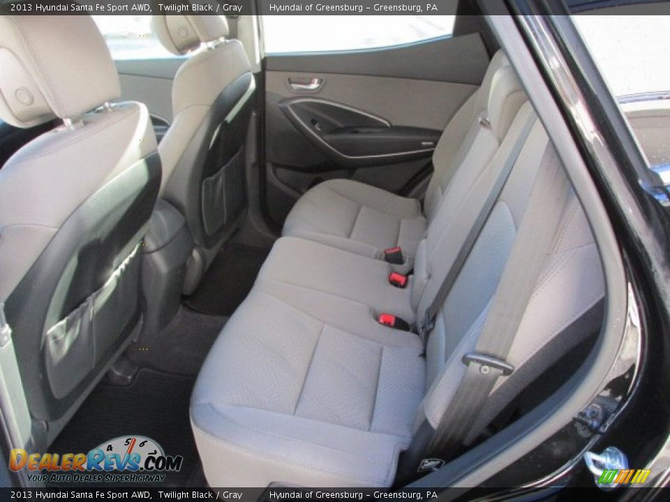 2013 Hyundai Santa Fe Sport AWD Twilight Black / Gray Photo #21