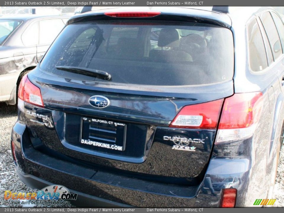 2013 Subaru Outback 2.5i Limited Deep Indigo Pearl / Warm Ivory Leather Photo #6
