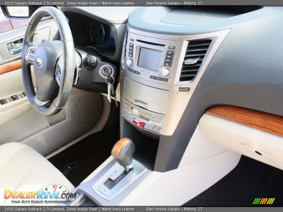 2013 Subaru Outback 2.5i Limited Deep Indigo Pearl / Warm Ivory Leather Photo #9