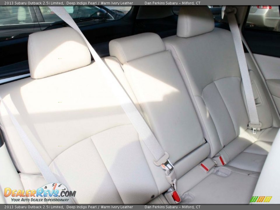 2013 Subaru Outback 2.5i Limited Deep Indigo Pearl / Warm Ivory Leather Photo #13