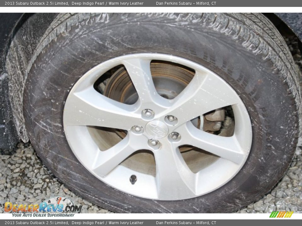 2013 Subaru Outback 2.5i Limited Deep Indigo Pearl / Warm Ivory Leather Photo #18