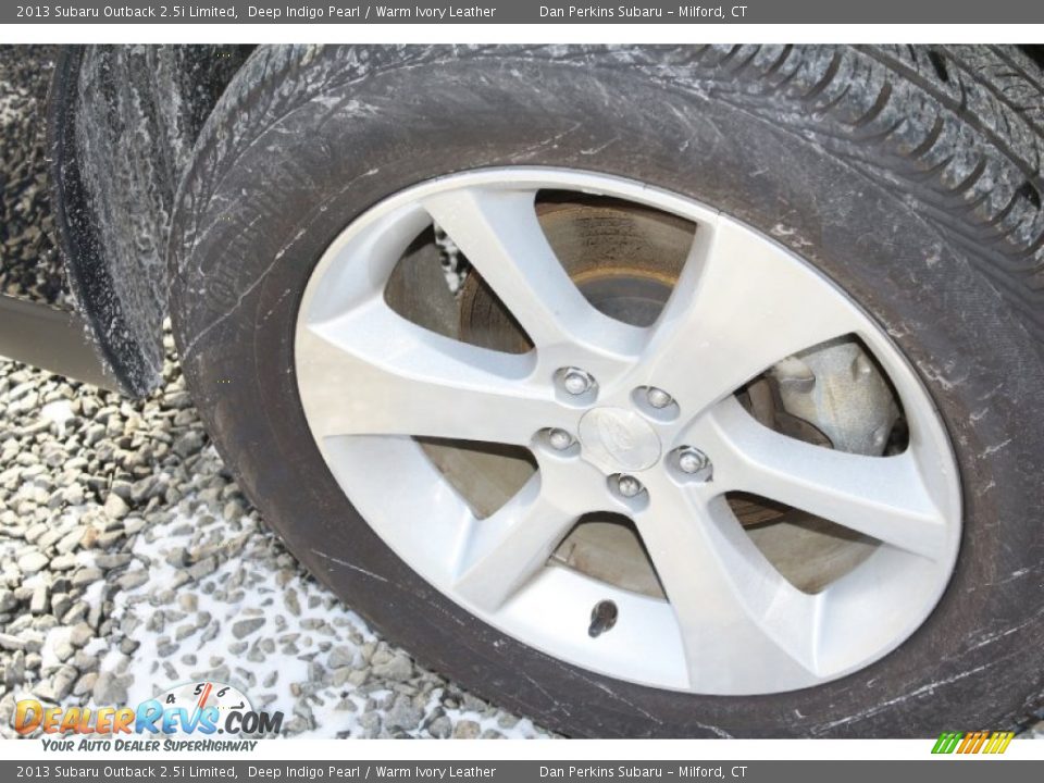 2013 Subaru Outback 2.5i Limited Deep Indigo Pearl / Warm Ivory Leather Photo #21