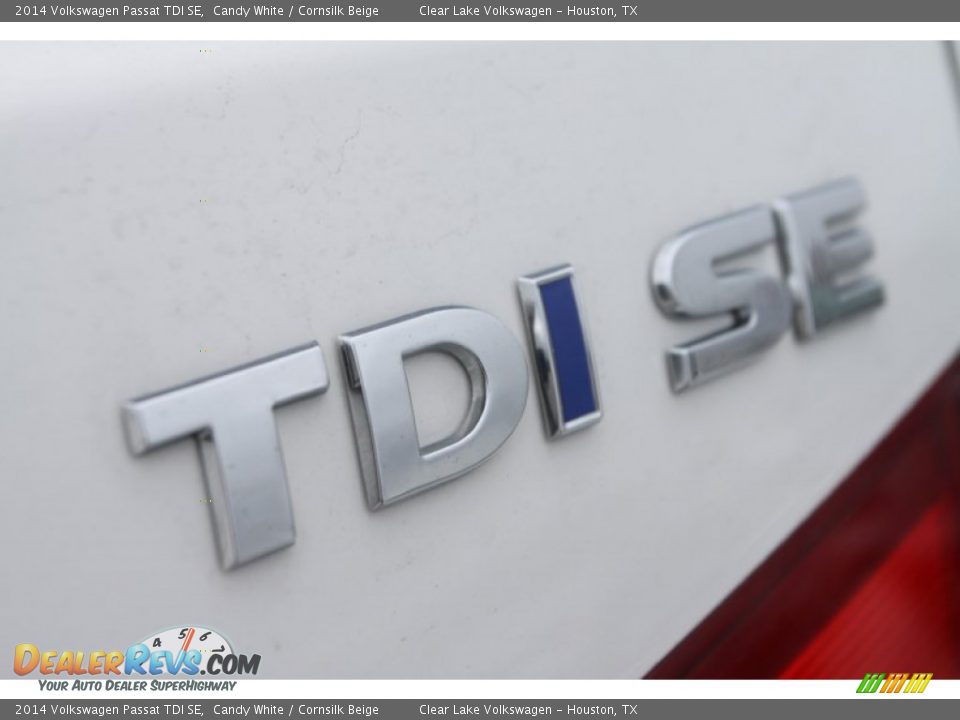 2014 Volkswagen Passat TDI SE Candy White / Cornsilk Beige Photo #13