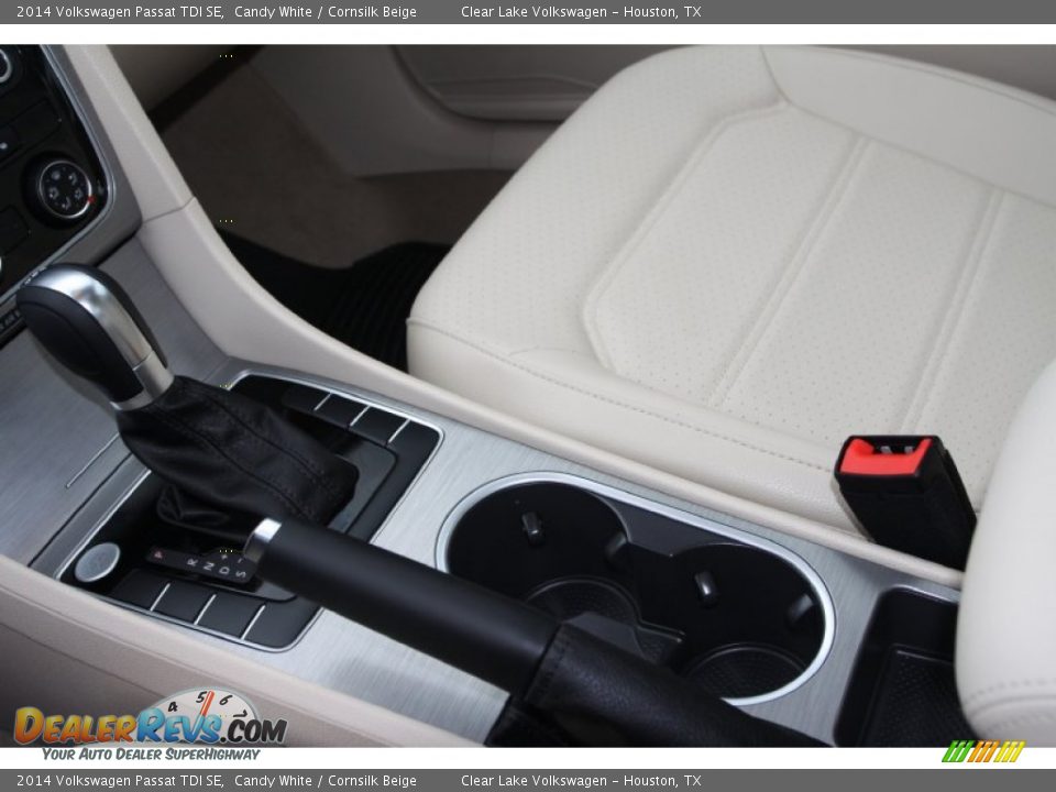 2014 Volkswagen Passat TDI SE Candy White / Cornsilk Beige Photo #19