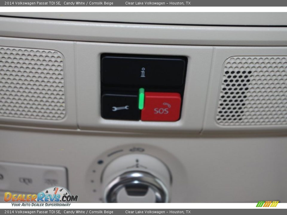 2014 Volkswagen Passat TDI SE Candy White / Cornsilk Beige Photo #21