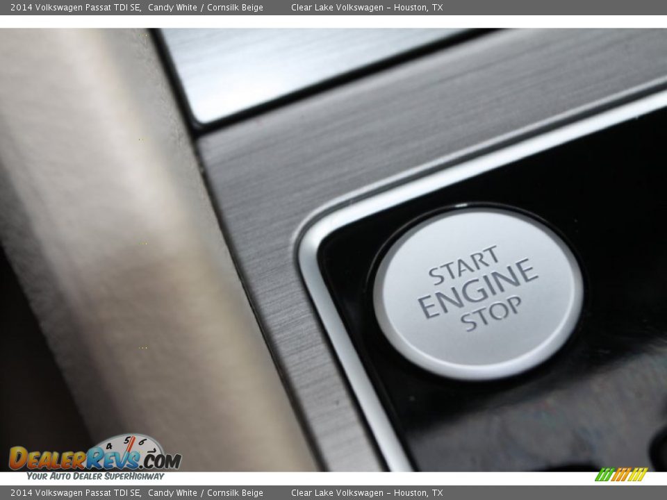 2014 Volkswagen Passat TDI SE Candy White / Cornsilk Beige Photo #24