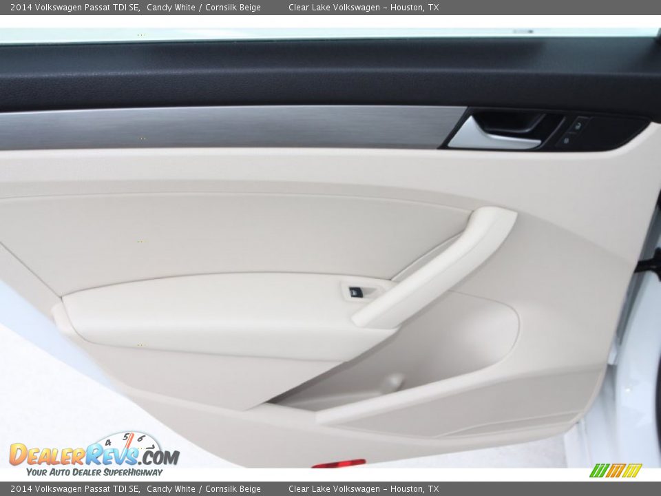 2014 Volkswagen Passat TDI SE Candy White / Cornsilk Beige Photo #27