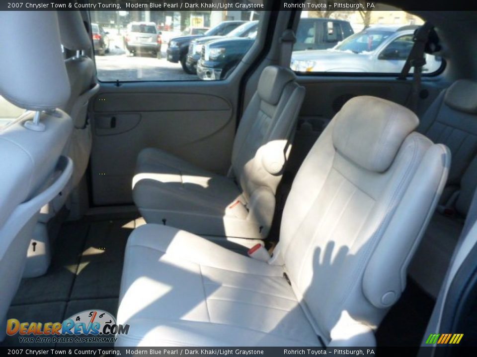2007 Chrysler Town & Country Touring Modern Blue Pearl / Dark Khaki/Light Graystone Photo #5